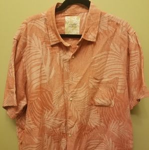 Tasso Elba Palm Print Shirt